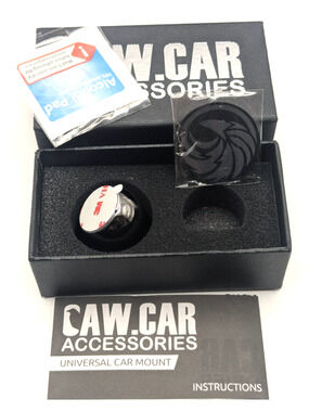 CAW CAR ACCESSORIES Magnetic Car Phone Mount Universal Dashboard Holder Kit